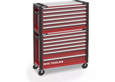 Set di utensili XXL composto da 1299 pezzi nel carrello portautensili GWB307 e nella cassetta portautensili GTB306